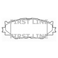 FBP3636 FIRST LINE Комплект тормозных колодок, дисковый тормоз