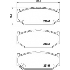 8DB 355 015-751 HELLA Комплект тормозных колодок, дисковый тормоз