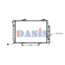 120740N AKS DASIS Радиатор, охлаждение двигателя