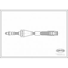 19026122 CORTECO Тормозной шланг