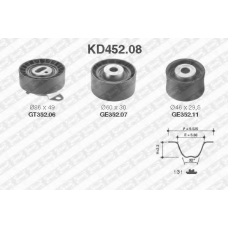 KD452.08 SNR Комплект ремня грм