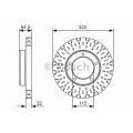 0 986 479 A64 BOSCH Тормозной диск