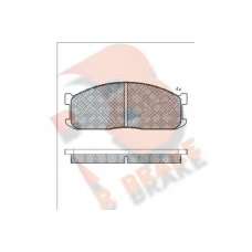 RB0687 R BRAKE Комплект тормозных колодок, дисковый тормоз