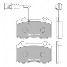 LVXL1230 MOTAQUIP Комплект тормозных колодок, дисковый тормоз