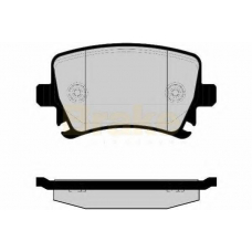 PA1560 BRAKE ENGINEERING Комплект тормозных колодок, дисковый тормоз