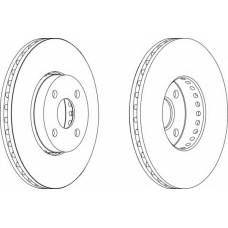 DDF1388-1 FERODO Тормозной диск