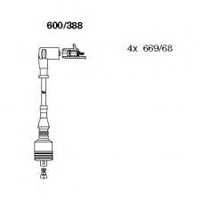 600/388 BREMI Комплект проводов зажигания