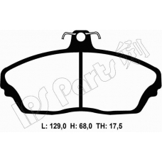 IBD-1003 IPS Parts Комплект тормозных колодок, дисковый тормоз