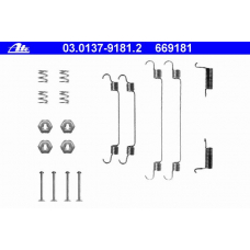 03.0137-9181.2 ATE Комплектующие, тормозная колодка