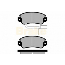 PA385 BRAKE ENGINEERING Комплект тормозных колодок, дисковый тормоз