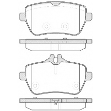 1535.00 REMSA Комплект тормозных колодок, дисковый тормоз