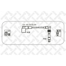 10-38128-SX STELLOX Комплект проводов зажигания