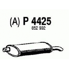 P4425 FENNO Глушитель выхлопных газов конечный