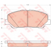 GDB3455 TRW Комплект тормозных колодок, дисковый тормоз