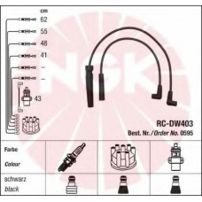 0595 NGK Комплект проводов зажигания