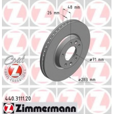 440.3111.20 ZIMMERMANN Тормозной диск