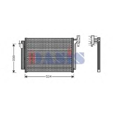 052009N AKS DASIS Конденсатор, кондиционер