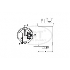 ST 6080 SCT Топливный фильтр