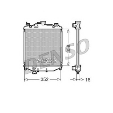 DRM47005 NPS Радиатор, охлаждение двигателя