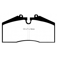 DP2767 EBC Brakes Колодки тормозные