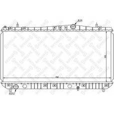 10-25688-SX STELLOX Радиатор, охлаждение двигателя