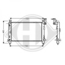 8103115 DIEDERICHS Радиатор, охлаждение двигателя