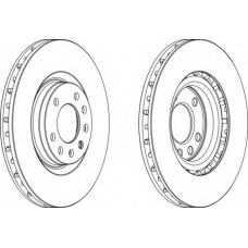 DDF1512-1 FERODO Тормозной диск