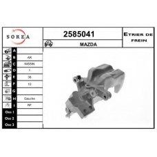 2585041 EAI Тормозной суппорт