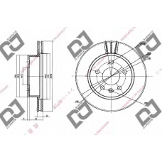 BD1492 DJ PARTS Тормозной диск