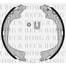 BBS6446 BORG & BECK Комплект тормозных колодок
