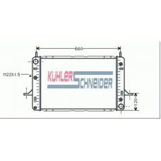 1800351 KUHLER SCHNEIDER Радиатор, охлаждение двигател