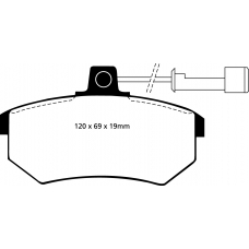 DP3486C EBC Brakes Колодки тормозные