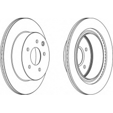 DDF1579-1 FERODO Тормозной диск