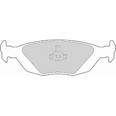 FD6285A NECTO Комплект тормозных колодок, дисковый тормоз