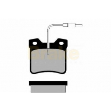 PA569 BRAKE ENGINEERING Комплект тормозных колодок, дисковый тормоз