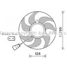 VW7536 Prasco Вентилятор, охлаждение двигателя