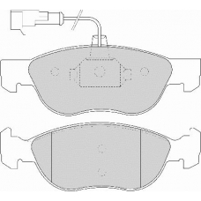 FD6734A NECTO Комплект тормозных колодок, дисковый тормоз