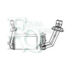 RR0013 EQUAL QUALITY Теплообменник, отопление салона