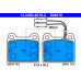 13.0460-4019.2 ATE Комплект тормозных колодок, дисковый тормоз