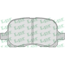 05P768 LPR Комплект тормозных колодок, дисковый тормоз