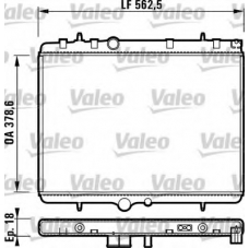 732875 VALEO Радиатор, охлаждение двигателя