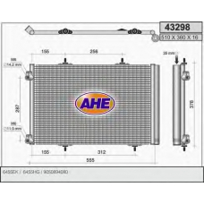 43298 AHE Конденсатор, кондиционер