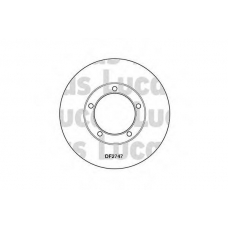 DF2747 TRW Тормозной диск