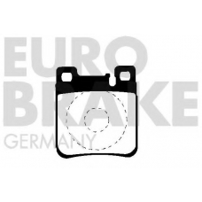 5502223323 EUROBRAKE Комплект тормозных колодок, дисковый тормоз