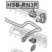 HSB-RN3R FEBEST Опора, стабилизатор