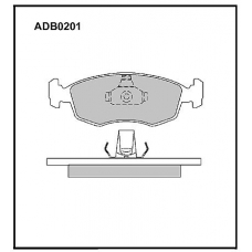 ADB0201 Allied Nippon Тормозные колодки