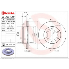 BS 8828 BRECO Тормозной диск