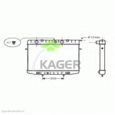31-0765 KAGER Радиатор, охлаждение двигателя