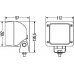 1GA 997 506-021 HELLA Фара рабочего освещения