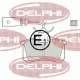 LP1556<br />DELPHI<br />Комплект тормозных колодок, дисковый тормоз